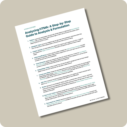 Analyzing HTMA: A Step-by-Step Guide to Analysis & Formulation