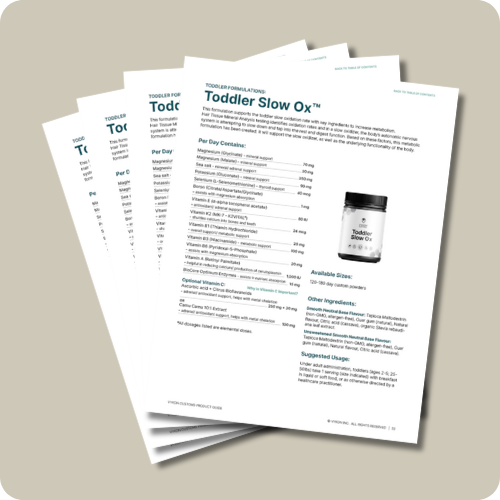 Toddler Base Formulas