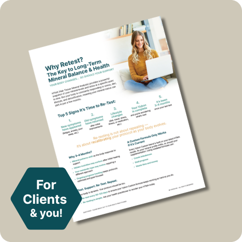 Why Retest? The Key to Long-Term Mineral Balance & Health