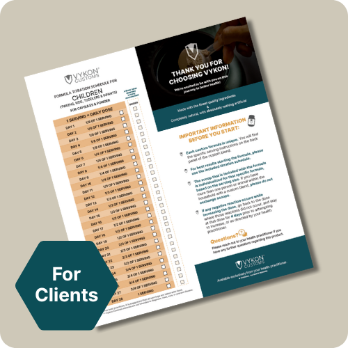 Adult Child Titration Schedule