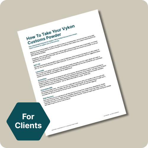 How to take your Vykon Powder