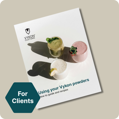 Using your Vykon Powder Recipe Guide