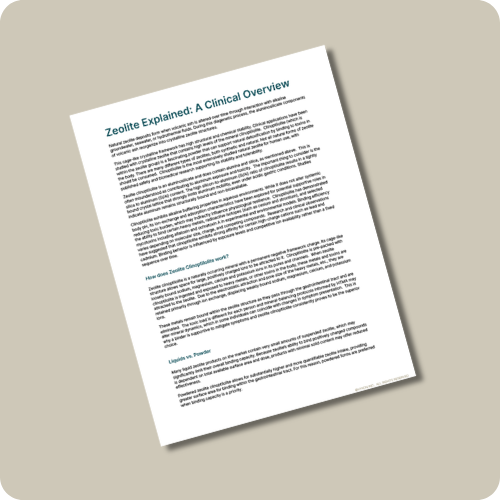Zeolite Explained: A Clinical Overview