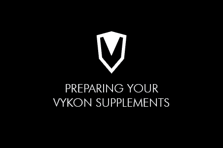 preparing your vykon supplements text image