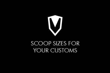 Scoop sizes for your customs text image